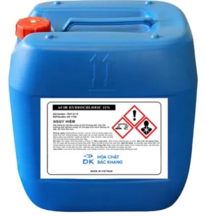 ACID CLOHYDRIC (HCl) 32% - 35% – SỨC MẠNH TẨY RỬA