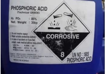 ACID PHOSPHORIC – H3PO4 (85%)