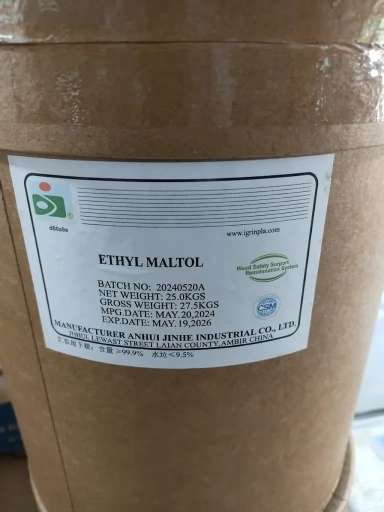 ETHYL MALTOL (E637) – BÍ QUYẾT TĂNG HƯƠNG VỊ ĐẬM ĐÀ