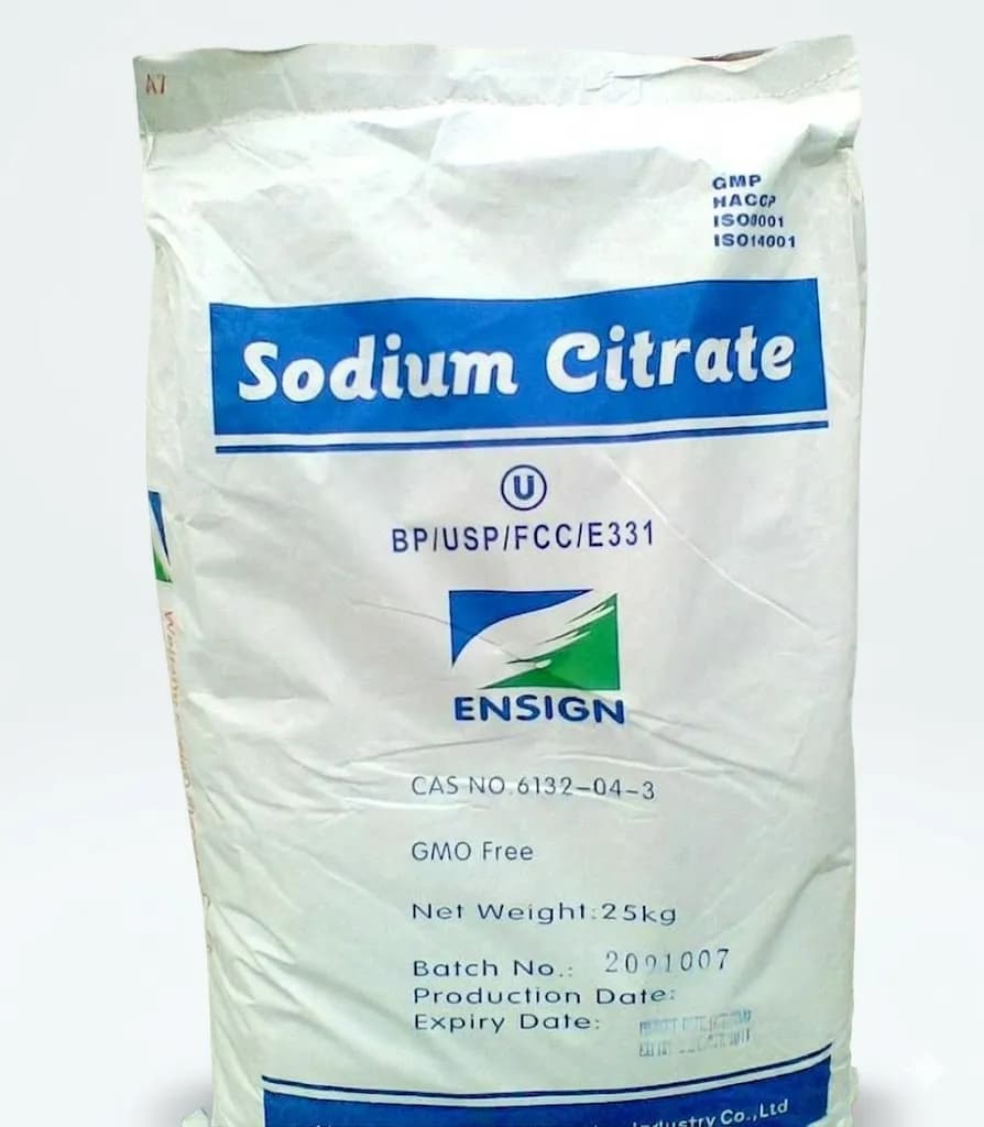 SODIUM CITRATE – ĐIỀU CHỈNH VỊ & ỔN ĐỊNH CẤU TRÚC