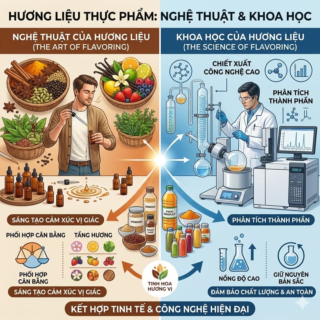 Hương liệu thực phẩm: Nghệ thuật & Khoa học