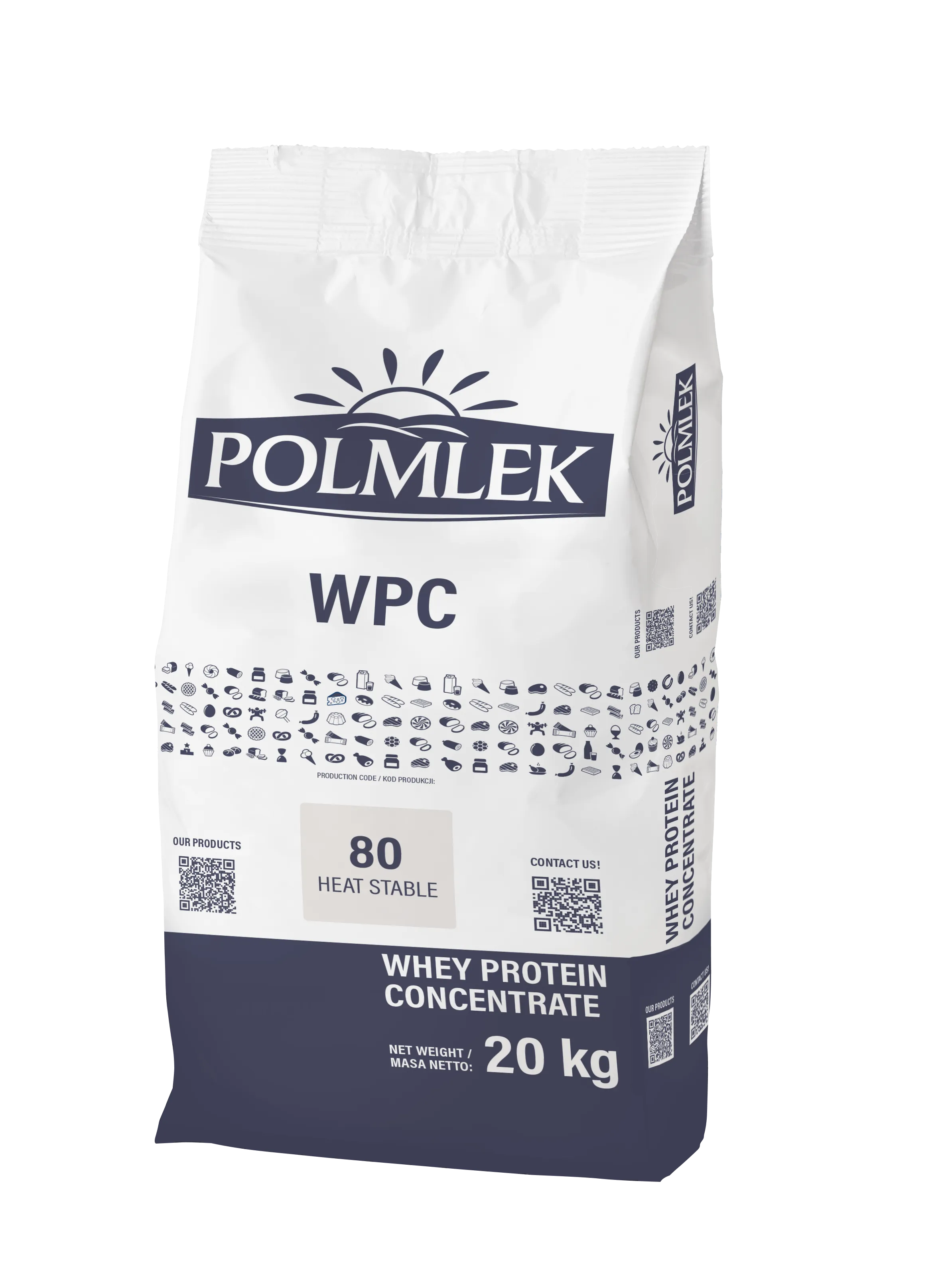 Bột Whey Protein cô đặc 80%